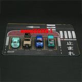 1: 64 Display Model Mouse Pad Car Vehicle Scene Parking Lot Diorama Display Pad