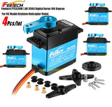 4Pcs/lot Feetech FT5330M 7.4V 35KG Digital Servo 180Degree For RC Model Airplane Battery