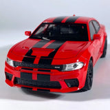 1:32 Dodge Charger SRT Alloy Diecast Model Car- Sound Light Pull-Back Toy Gift