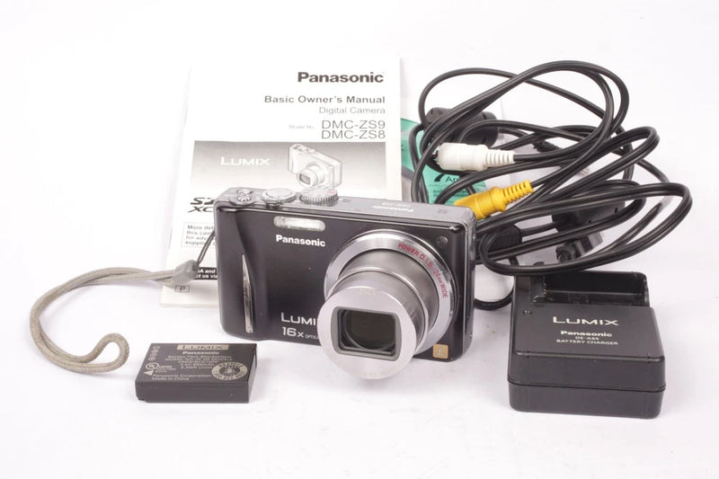 Panasonic LUMIX DMC-ZS8 14.1MP Digital Camera Kit w/ Charger [TESTED/WORKS]