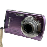 PENTAX Optio M40 Digital Camera Purple Tested Condition