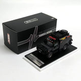 MK 1:64 Limited Hummer H2 ambulance blackened alloy car model ornaments