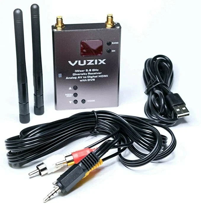 VUZIX 5.8GHz Video Receiver HDMI Out, USB Powered, and DVR Recording