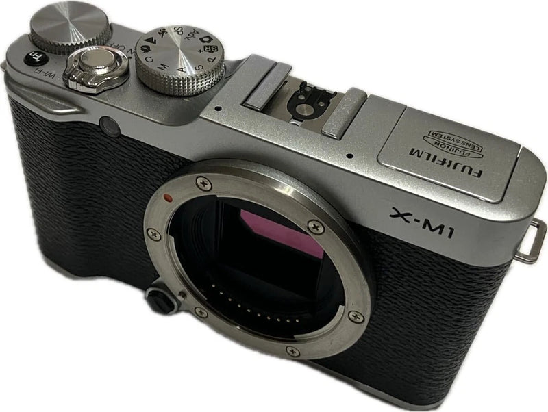 Fujifilm X-M1 Silver Mirrorless Camera Body | XF Mount, Used, Comes with Battery