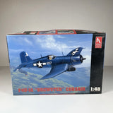 Hobby Craft F4U-1A Brewster Corsair 1:48 model kit box with blue plane artwork