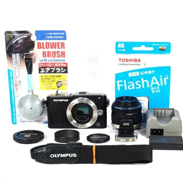 Panasonic Mirrorless PEN E-P3, M.ZUIKO 14-42mm F3.5-5.6 (Language Japanese only)
