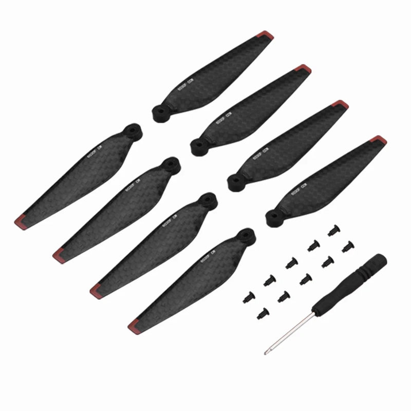 4 Pairs 6030F Low Noise Carbon Fiber Propeller Blades For DJI Mini 3 Drone