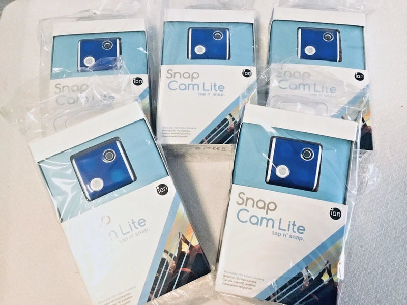 LOT OF 5 "ION CAMERA 1046 SNAP CAM LITE"   NEW ORIGINAL PACKAGING SEALED