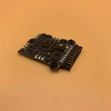 ESC circuit board assembly with pin headers and solder pads