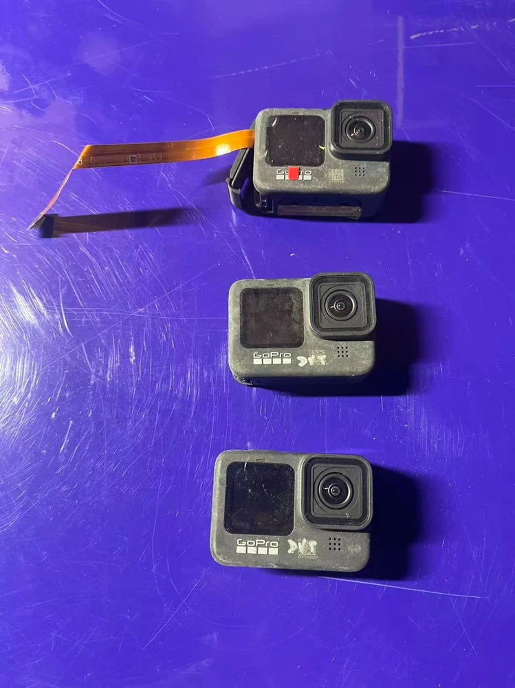 Lot of 3, GoPro Hero9 Action Camera - PARTS ONLY - UNTESTED