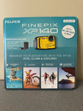Fujifilm FinePix XP140 16MP 4K Waterproof Digital Camera Bundle - Yellow - NEW