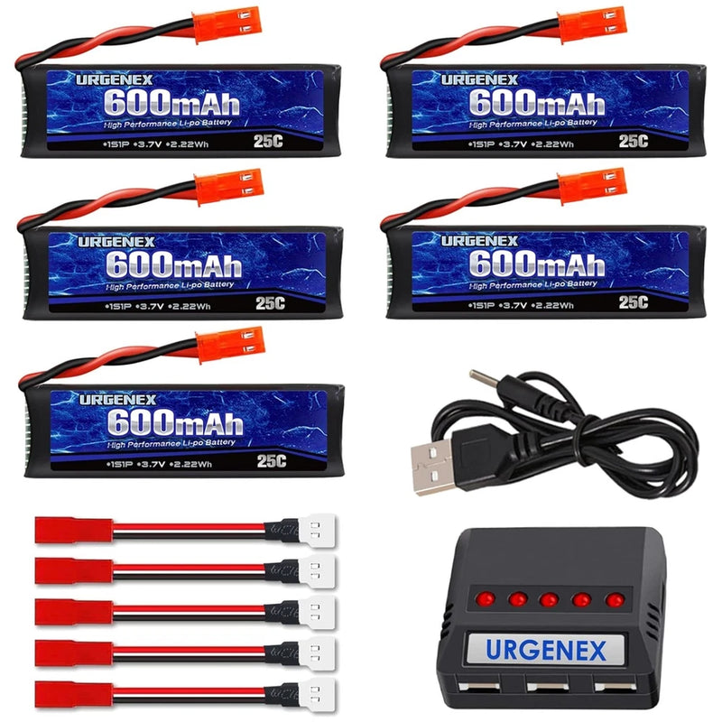 UDI U817A V929 3.7V 600mAh Lipo Battery Pack with X5 Charger