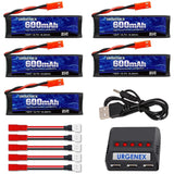 UDI U817A V929 3.7V 600mAh Lipo Battery Pack with X5 Charger