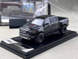 Shadow 1:64 Black Ram 1500 TRX Pickup Truck Model Diecast Metal Car