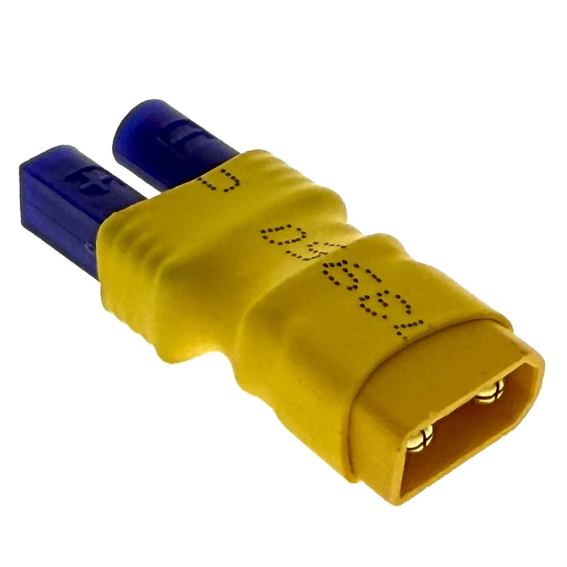 (1) No Wires Connector: Male XT30 to EC2 Female Lipo Battery Adapter