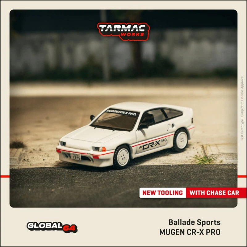 Tarmac Work 1:64 Ballade Sports MUGEN CR-X PRO Diecast Model Car