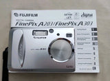 Fujifilm Digital Camera FinePix A303 3.2MP Silver Tested
