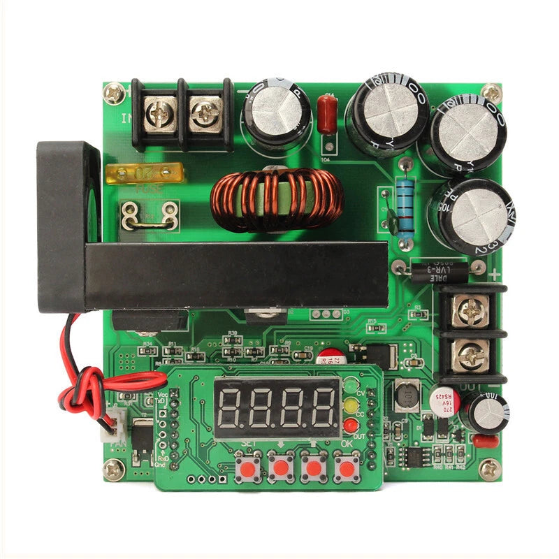 DC-DC BST900W CNC Boost Converter 8-60V Step-up 10-120V Solar Charging CVCC New.