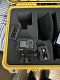 DJI Osmo Action With SmallRig Cage, Rode Boom, Adjustable Lights, Pelican Case