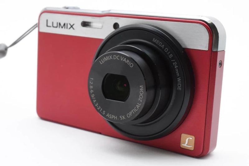 Panasonic LUMIX DMC-XS3 14.1MP Compact Digital Camera Red From Japan Tested