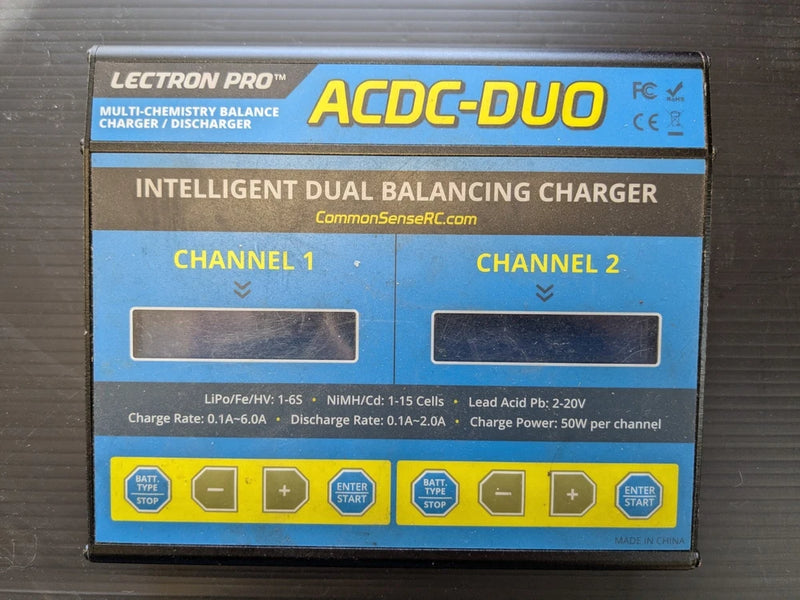 LECTRON PRO ACDC-DUO Intelligent Dual Balancing Charger Hobby Battery Charger Battery