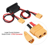 Heavy Duty Large Current RC Airplane Model Switch Battery On/Off Connector L NEW Battery