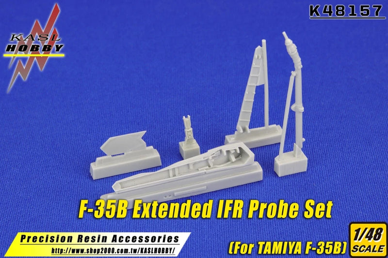 1/48 scale F-35B extended IFR probe upgrade resin set with molded accessories