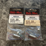 Heli-Max right front motor with LED and pinion, two packaged units in clear plastic