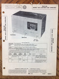 Photofact Folder Trav-Ler Model 5022 Battery Line Op Radio Parts Manual As Is Battery