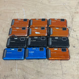 Lot of 12 Panasonic LUMIX DMC-TS30/TS25 16.1MP Point & Shoot Cameras FOR PARTS