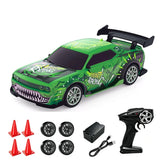 4x4 JJRC 1/24 Electric RC Drifting Vehicle Q247 Car 2.4G LED Light Battery Model Battery
