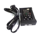 Black RC LiPo battery charger with MF3023 label and charging cable