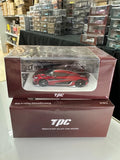 KOENIGSEGG AGERA RS METALLIC RED 1/64 SCALE DIECAST CAR MODEL BY TPC