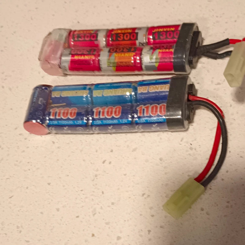Shuang Ba 2x NiMH 2/3A 1100/1300mAh 7.2V RC Battery Packs 1:10 Battery