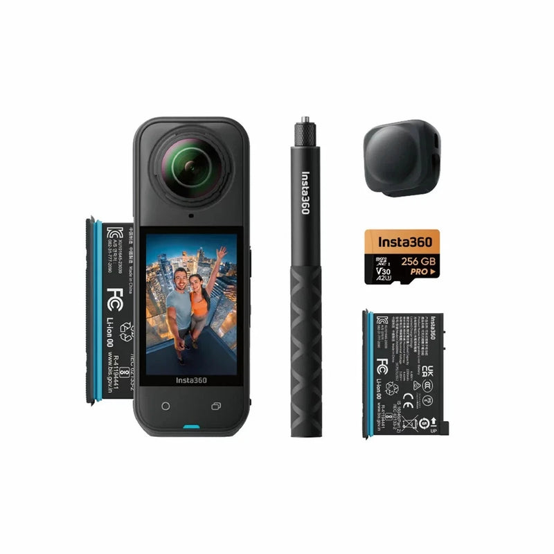 Insta360 X5 Adventure Camera Kit 8K 30fps 360?? Video With Triple AI Chip