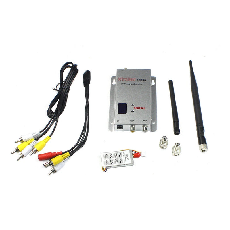 Feichao 1.2G Wireless Audio Video Transmitter 1W VRX VTX Module 8ch for RC Drone