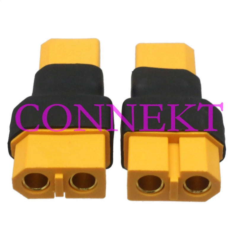 2pcs XT30 Male to XT-60 Female No wire connector Adapter for Turnigy Drone FPV