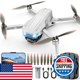 Oddire Drones Camera For Adults 4K Gps Auto Return Waypoint Flight Orbit Fly