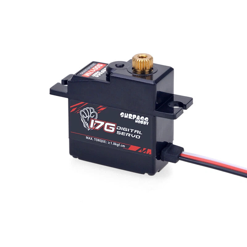 SURPASS Hobby 17g Digital Servo Metal Gear for RC Airplane 1/18 1/16 Trucks Cars