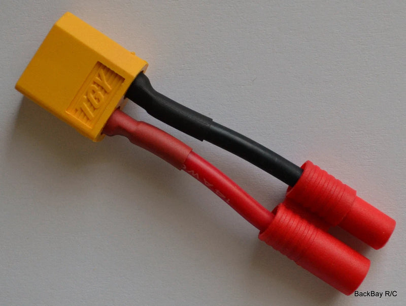 XT60 Male To HXT 3.5MM Female Adapter - Fly Walkera QR X350 with Turnigy LiPo