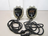 Sportline 240 stopwatch set with large display and lanyard cords