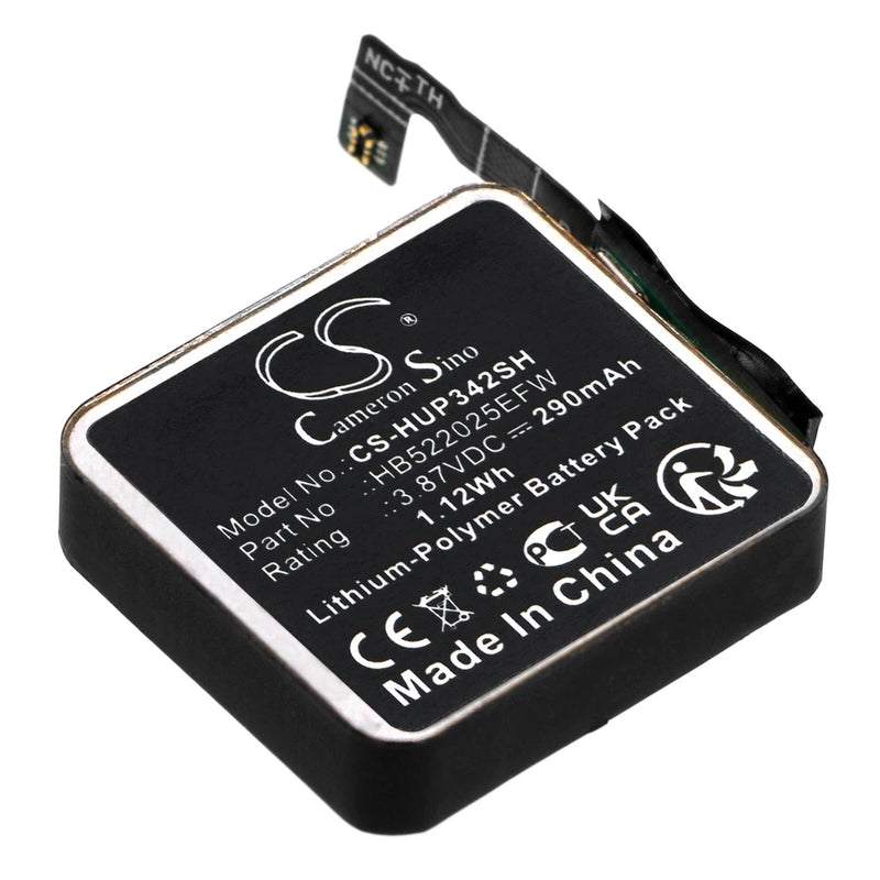Battery for Huawei Watch GT3 42mm,Watch GT3 Pro 42mm,HB522025EFW 290mAh 1.12Wh Battery