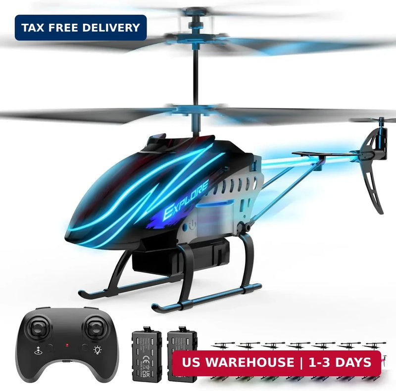 BUSSGO RC Helicopter, Remote Control Helicopter for Kids with 30Mins Flight(2 Ba