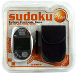 Sudoku Plus Electronic Game Model SDK 003 Leather Case Battery Operated Sealed Battery