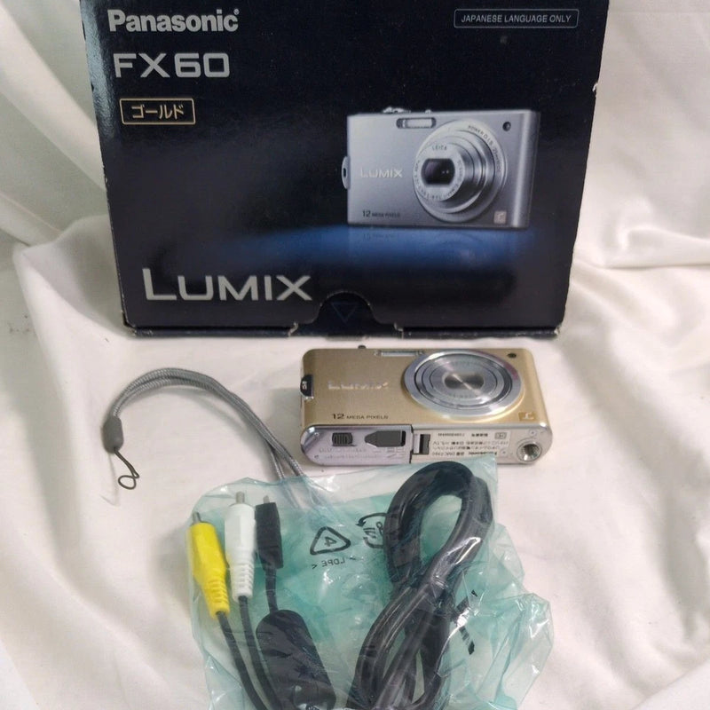 Panasonic DMC-FX60 Digital Camera Battery & Cable Included From Japan
