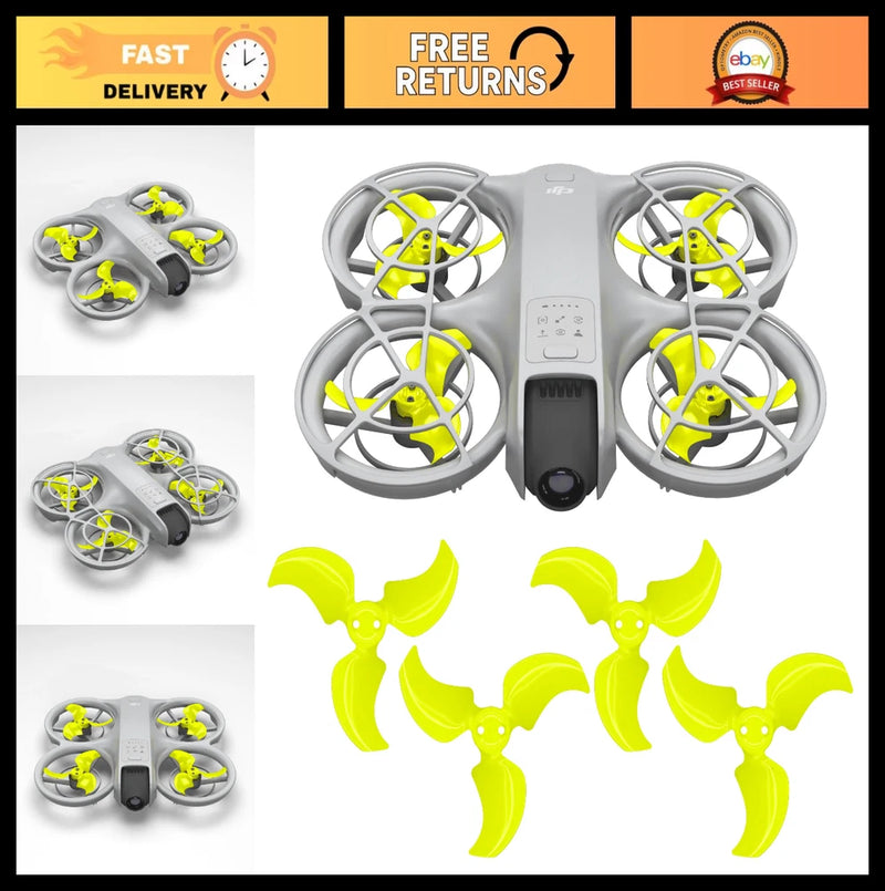 Stealth Propellers for DJI Neo - 4 Pack, High-Performance Electric Drone Props
