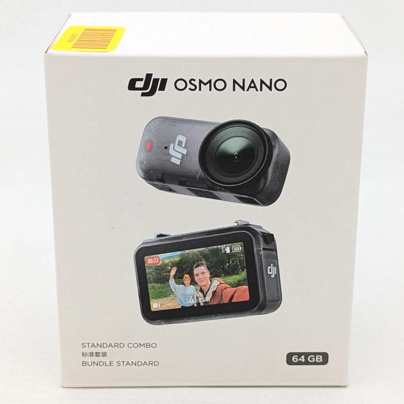 DJI Osmo Nano Standard Combo 64GB Compact Wearable Action Camera (ONWA04) Black