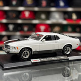 Maisto 1/18 1970 Ford Mustang Mach 1 Rare White Diecast Model Car | New