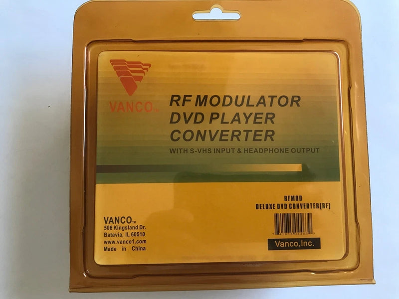 Vanco RF Modulator DVD Player Converter Model RFMOD Rare