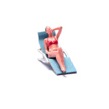 1:64 Bikini Girl Lounge Scene Props Miniatures Figure Model For Car Vehicle Toy
